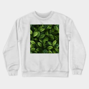 Green Leaves Pattern 9 Crewneck Sweatshirt